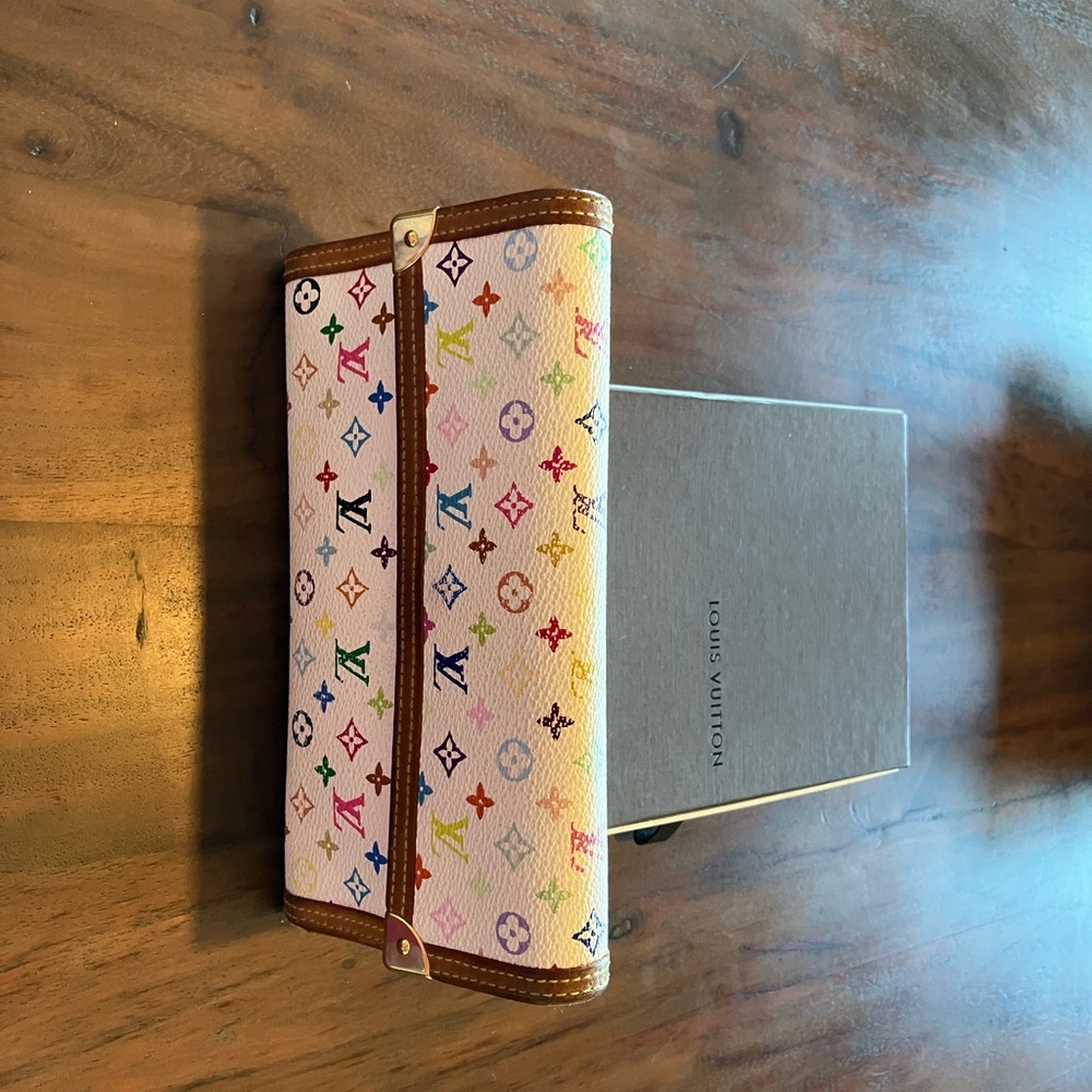 Louis Vuitton Murakami long wallet in good used condition - Picture 8 of 14